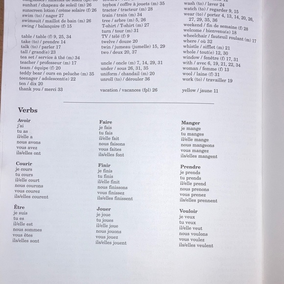 Bilingual French English common phrases Language Learning Book - Picture 14 of 16